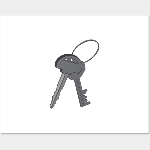 Keys Wall Art by Madhur